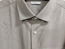 威可多（VICUTU）男士長(cháng)袖襯衫春款輕正裝舒適涼爽襯衣  棕色 170/B/40 曬單實(shí)拍圖