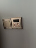 壁虎（BIHU）壁虎86型LED隨意點(diǎn)單控雙控墻壁開(kāi)關(guān)家用不銹鋼墻壁開(kāi)關(guān)插座套餐 一開(kāi)五孔單控 曬單實(shí)拍圖