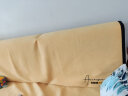 钟爱一生（CHERISHES LIFE）刺绣雪尼尔沙发垫套装四季通用沙发罩套巾防滑盖布定制沙发坐垫子 雪尼尔 字母完美-柠檬黄 90*210cm 实拍图