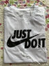 耐克NIKE男子运动生活TEE JUST DO IT SWOOSH短袖T恤AR5007-100白 XXL 实拍图