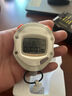 順豐當天 日本卡西秒表電子比賽HS70W HS80TW防水跑步計時(shí) HS-70W-8JH 白色卡西歐 曬單實(shí)拍圖