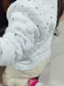 俏貝熊 嬰兒內衣開(kāi)扣三層夾棉女童秋冬加厚男童上衣兒童秋衣女童單件 小船白色（肩扣） 100 曬單實(shí)拍圖