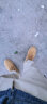 MONACWE马丁靴男士韩版中帮短靴子工装雪地棉鞋加绒复古英伦二层猪皮靴潮 驼色 39 实拍图