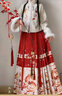 貴蘭姿過(guò)年馬面裙套裝連衣裙女秋冬季2025新款國風(fēng)漢服小個(gè)子新中式裙子 紅色套裝 XL 【建議125-135斤】 曬單實(shí)拍圖