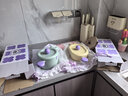 NEOFLAM韓國(guó)betterfinger不粘鍋具馬卡龍可愛(ài)輔食鍋湯鍋平底鍋燉鍋煎鍋 18湯鍋+湯鍋送湯勺 24cm 曬單實(shí)拍圖