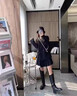 圣保美西裝連衣裙春秋款女裝2025新款春秋季女士小個(gè)子小香風(fēng)套裝裙子女 灰色套裝 M 碼 曬單實(shí)拍圖