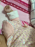 迪士尼雙層新生嬰兒衣服秋裝純棉女寶寶哈衣爬服滿月公主連體衣春秋款季 粉色 73cm 73碼 曬單實拍圖