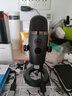羅技（Logitech） Blue Yeti Nano小雪怪 USB麥克風(fēng)電腦專業(yè)電容麥K歌錄音直播 Yeti Nano 魅影灰＋支架和防噴網(wǎng) 曬單實拍圖