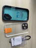 隨行盾適用蘋果16手機殼iPhone16ProMax防水手機殼16plus鏡頭防摔全包游泳潛水可觸控外賣防雨防塵保護套 蘋果 16Pro三防手機殼【黑色+透明】 曬單實拍圖