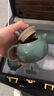 典躍便攜式旅行茶具套裝高端戶(hù)外車(chē)載露營(yíng)功夫茶杯一壺四杯帶茶盤(pán)送禮 茶盤(pán)旅行套裝-汝窯 曬單實(shí)拍圖