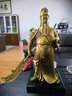 銅欣祥 銅關(guān)公擺件武財神像關(guān)公像神像關(guān)二爺開(kāi)業(yè)喬遷禮品 高41厘米立關(guān)公（配底座） 曬單實(shí)拍圖