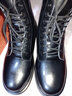 井邁【牛皮】馬丁靴男高幫英倫風(fēng)黑色工裝中幫皮靴秋冬季加絨機車(chē)靴子 黑色高幫【四季款】 40 曬單實(shí)拍圖