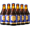 智美（Chimay） 比利時(shí)進(jìn)口修道院精釀啤酒 高度啤酒 瓶裝整箱裝 智美藍帽 330mL 6瓶 曬單實(shí)拍圖
