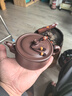 百年利永宜興純?nèi)止ぷ仙皦卦V紫泥竹段壺功夫茶具泡茶壺230cc 竹段 230ml 曬單實拍圖