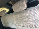 2022新款全包圍汽車(chē)坐墊半截蕾絲汽車(chē)座套坐椅套定做座椅套四季通用全新訂制 A款米色半包 專(zhuān)車(chē)定制 請備注車(chē)型 曬單實(shí)拍圖