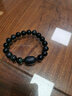 勢坤天然烏金黑曜石守護神手鏈 三合六合本命佛男士手串 生肖吉祥物女款飾品 屬馬大勢至菩薩 女款 曬單實(shí)拍圖
