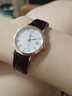 phil pilan 適用于浪琴L4表帶原款代用 浪琴律雅手表帶男真皮 律雅/嘉蘭/瑰麗真皮女 黑色-金扣 13mm 曬單實(shí)拍圖