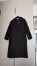 恒源祥 25秋冬新款氣質(zhì)100羊毛呢子外套女高雅雙面羊絨大衣中長(cháng)款 黑色 【收腰】 M 115-130斤 曬單實(shí)拍圖