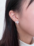 花影（HUAYING）輕奢銀耳釘女蝴蝶結(jié)耳飾經(jīng)典首飾七夕情人節(jié)生日禮物送女朋友老婆 [璀璨百搭]蝴蝶結(jié)耳釘*品牌禮盒 曬單實拍圖