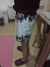 麻吉 MATCH 短褲男寬松休閑五分褲夏天直筒水墨花潮流時尚棉質(zhì)男士褲子3114 水墨花 M 曬單實拍圖