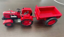 凯迪威工程汽车模型合金拖拉机模型农场机械仿真男孩儿童礼品农用玩具车 带车斗复古拖拉机绿色 实拍图