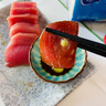 漁悅世家（YUYUESHIJIA）新鮮冷凍4A金槍魚切片 100g  刺身即食 吞拿魚生魚片 壽司食材 切片 100g 曬單實(shí)拍圖