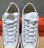 匡威（Converse）1970s正品匡威經(jīng)典板鞋小白鞋童鞋休閑帆布鞋運(yùn)動滑板鞋 162056C 36 曬單實(shí)拍圖