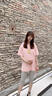 柘雨 孕婦裝夏裝新款時(shí)尚孕婦套裝潮孕媽夏天懷孕上衣寬松韓版短袖T恤孕婦裝夏季純棉 粉色上衣 M(90-120斤) 曬單實(shí)拍圖