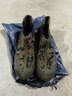 強(qiáng)人3515解放鞋男女軍訓(xùn)鞋冬季加絨農(nóng)田鞋工地干活棉鞋高幫帆布鞋膠鞋 綠色 42 曬單實(shí)拍圖