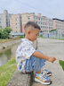 拉拉豬拉拉豬春秋季兒童運動鞋男小童幼童鞋嬰兒學(xué)步機能鞋女童寶寶鞋子 海藍白 27 （內(nèi)長16.5適合腳長16） 曬單實拍圖