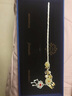 締晶925銀和田玉發(fā)簪古風(fēng)簪子發(fā)釵生日禮物女生送女朋友高級小眾實(shí)用 相思紅豆和田玉銀發(fā)簪F482-禮盒 曬單實(shí)拍圖
