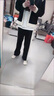 安初夏秋冬拼接夾克套裝男潮牌一套搭配痞帥英倫外套休閑運動(dòng)男裝二件套 黑色套裝 L 曬單實(shí)拍圖