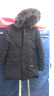 南极人（Nanjiren）羽绒服男冬季中长款加厚修身中青年连帽潮牌男装外套大衣服 黑色 L（125-140斤） 实拍图