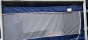 南极人（NanJiren）大学生蚊帐宿舍床帘上铺下铺寝室强遮光床帘支架一体式全封闭 寝梦-藏青【四面遮光】促销中 0.9米宽 X1.9米长X 高0.9米下铺 实拍图