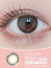 Envie美瞳日拋隱形眼鏡粉色系 小直徑近視彩色10片 粉珊棕 525度 曬單實(shí)拍圖