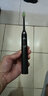 飛利浦（PHILIPS）電動(dòng)牙刷頭適用HX9360HX9350HX9340HX6730HX9172HX6063/96黑白色 HX6063 黑色3支盒裝3支 曬單實(shí)拍圖