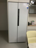 新飛（Frestec）450升雙開門冰箱一級(jí)節(jié)能無霜冰箱超薄零嵌入式家用冰箱除菌凈味壓機(jī)質(zhì)保10年對(duì)開二門冰箱 450升雙開門~嵌入式冰箱~超薄機(jī)身~素雪白 曬單實(shí)拍圖