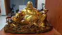 銅欣祥 銅彌勒佛擺件布袋佛工藝品家居客廳玄關(guān)公司開(kāi)業(yè)喬遷禮品 彌勒笑佛坐像【古茶色】 曬單實(shí)拍圖