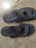 昌祥回力爸爸皮涼鞋男夏季新款外穿開(kāi)車(chē)休閑防滑軟底耐磨兩用涼拖鞋 灰棕色 44 曬單實(shí)拍圖