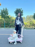 優(yōu)尼樂新款兒童扭扭車溜溜防側(cè)翻萬向輪搖擺車1-6歲寶寶玩具可坐手推車 二代【手推款】粉熊 靜音PU輪 曬單實拍圖