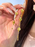 老鳳祥四葉草黃金手鏈女足金五花轉(zhuǎn)運珠手鏈七夕情人節(jié)禮物女送女友老婆 足金五花四葉草+S925銀手鏈+限定久伴鐘愛禮盒 曬單實拍圖