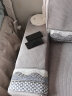 青苇沙发垫套罩沙发巾北欧轻奢防滑坐垫四季通用旋律灰色90*70cm单片 实拍图