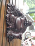 彌勒佛擺件黑檀木雕刻笑佛紅木工藝品客廳家居裝飾擺件開(kāi)業(yè)送禮品 黑檀木彌勒佛 長(cháng)寬高：15*8*7厘米 曬單實(shí)拍圖