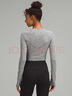 lululemon丨Swiftly Tech 女士運(yùn)動(dòng)短款長(zhǎng)袖 T 恤 2.0 LW3GH4S 石板灰/白 M /8 曬單實(shí)拍圖