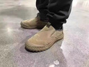 秋季透氣男鞋工地上班干活男士一腳蹬防滑耐磨工裝耐穿勞保鞋子男 【特價(jià)款】RS69卡其 40 曬單實(shí)拍圖