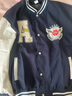 FOX.G夾克男春秋男士外套男款夏季棒球服男裝2025新款夏季女士情侶衣服 男女情侶款寬松夾克薄款深藍(lán)色 L 【建議115-135斤】 曬單實(shí)拍圖