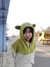 閃動(dòng)少女（SHANDONGSHAONV）奶fufu棉服冬季可愛(ài)女新款韓版寬松設計高級感加厚外套加絨潮 小怪獸_【加絨加厚保暖】 M 曬單實(shí)拍圖