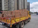 五兄弟（FiveBrothers）貨車車網(wǎng)封車網(wǎng)罩貨物防護(hù)網(wǎng)蓋貨網(wǎng)繩尼龍網(wǎng)兜40cm網(wǎng)眼8X10米 曬單實(shí)拍圖