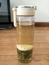 Stanisic德國品牌高顏值磁彈泡茶杯tritan男女士運(yùn)動(dòng)茶水分離杯子便攜水壺 象牙白【Tritan】贈(zèng)杯套800ml 曬單實(shí)拍圖