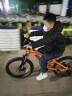 喜德盛（xds）儿童自行车6-10岁中国风碟刹铝合金车架变速山地车 22寸黑/镭射金 实拍图